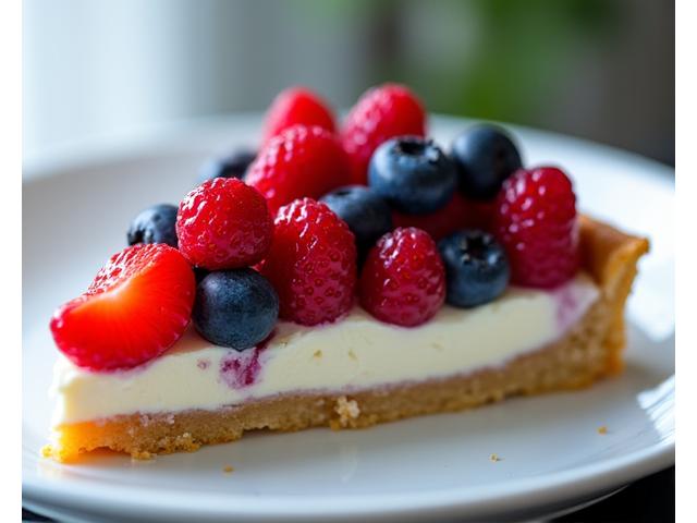 신선한 베리가 가득한 타르트