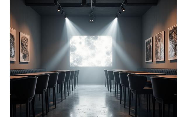 박준서 작가의 '빛과 그림자' 전시 풍경